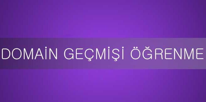 domain gecmisi